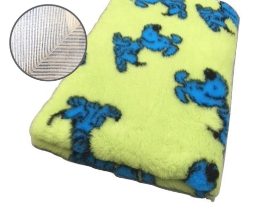 Vetbed LuckyDog lemongr/blue 75x50cm