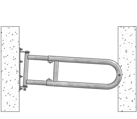 Einstefnuhlið 75-110 cm Spinder