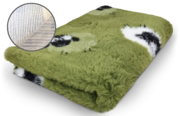 Vetbed Woolly sheep-green 75x50cm