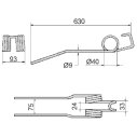 Rakstrarvélatindur FAHR Jafn 06583910M