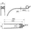 Rakstrarvélatindur FAHR Jafn 06580259M