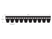 Viftureim 10PK1830 Fendt & MF